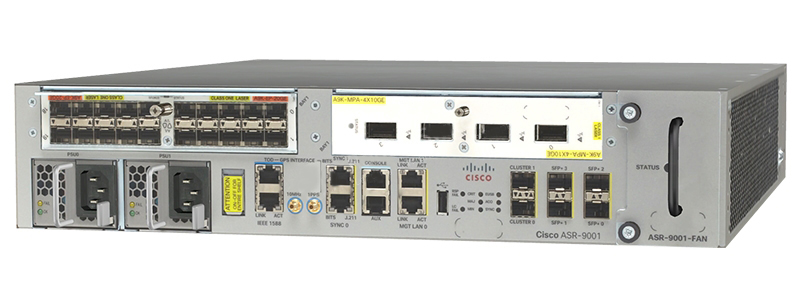 ASR-9001 with Installed Modules ASR-9001 with Installed Modules